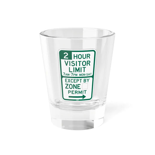 PBOT Road sign P4452R (Oregon) (Road Sign) Shot Glass 1.5oz 1.5oz - Go Mug Yourself