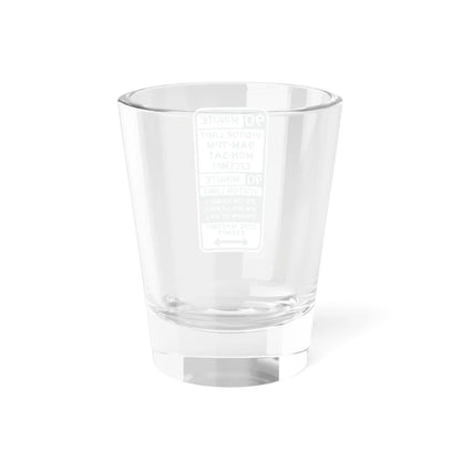 PBOT Road sign P4453D (Oregon) (Road Sign) Shot Glass 1.5oz - Go Mug Yourself