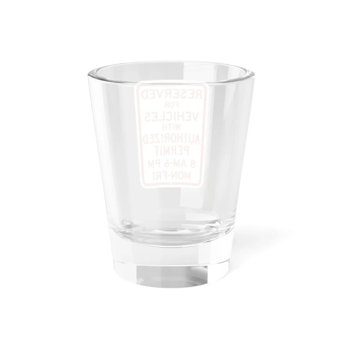 PBOT Road sign P4455 (Oregon) (Road Sign) Shot Glass 1.5oz - Go Mug Yourself