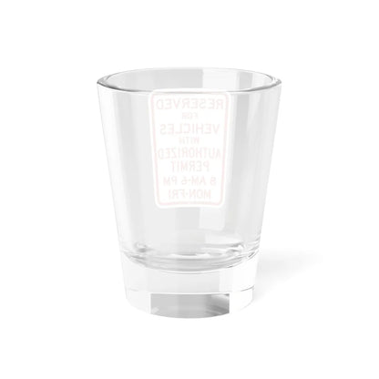 PBOT Road sign P4455 (Oregon) (Road Sign) Shot Glass 1.5oz - Go Mug Yourself