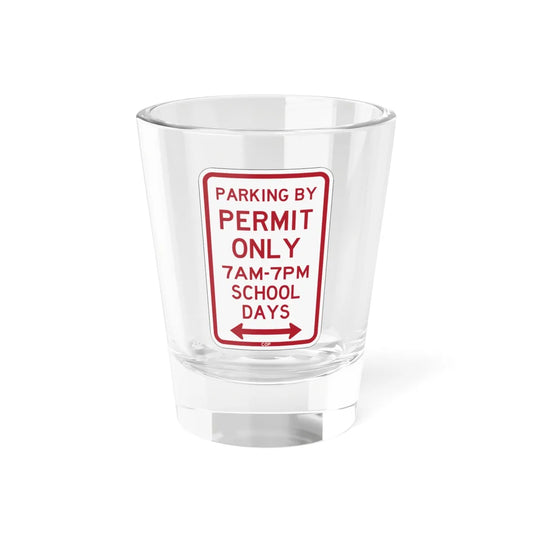 PBOT Road sign P4456D (Oregon) (Road Sign) Shot Glass 1.5oz 1.5oz - Go Mug Yourself