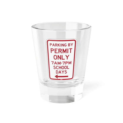 PBOT Road sign P4456L (Oregon) (Road Sign) Shot Glass 1.5oz 1.5oz - Go Mug Yourself