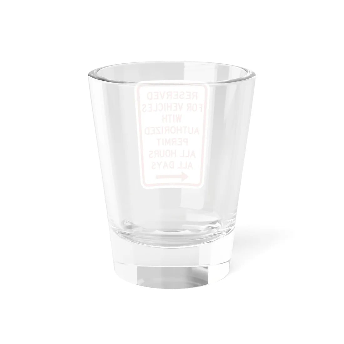 PBOT Road sign P4457L (Oregon) (Road Sign) Shot Glass 1.5oz - Go Mug Yourself