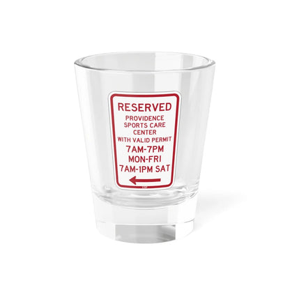 PBOT Road sign P4459L (Oregon) (Road Sign) Shot Glass 1.5oz 1.5oz - Go Mug Yourself