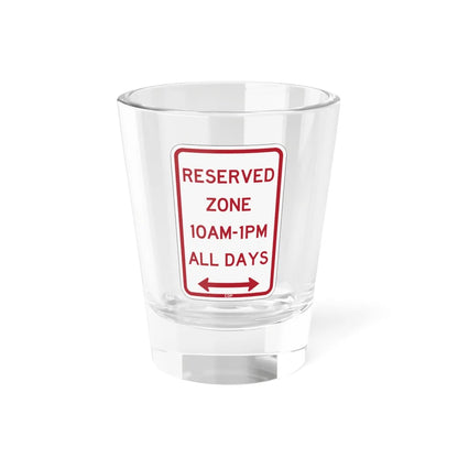 PBOT Road sign P4490AD (Oregon) (Road Sign) Shot Glass 1.5oz 1.5oz - Go Mug Yourself