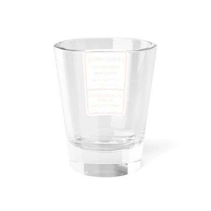 PBOT Road sign P4492 (Oregon) (Road Sign) Shot Glass 1.5oz - Go Mug Yourself