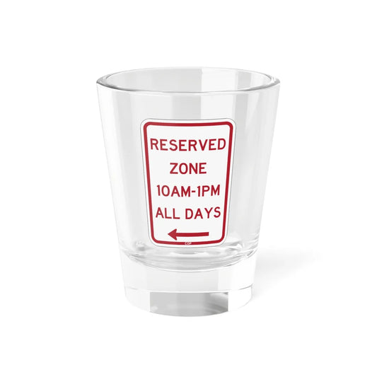 PBOT Road sign P4500AL (Oregon) (Road Sign) Shot Glass 1.5oz 1.5oz - Go Mug Yourself