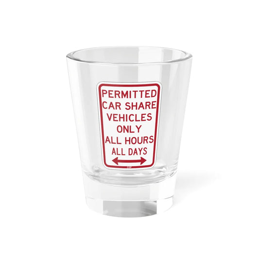 PBOT Road sign P4500D (Oregon) (Road Sign) Shot Glass 1.5oz 1.5oz - Go Mug Yourself