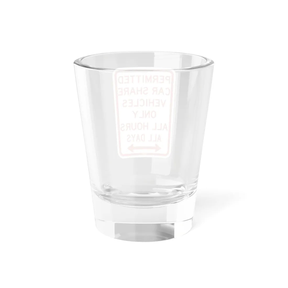 PBOT Road sign P4500D (Oregon) (Road Sign) Shot Glass 1.5oz - Go Mug Yourself