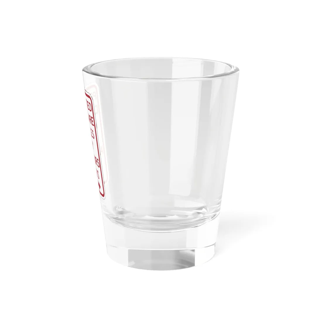 PBOT Road sign P4500D (Oregon) (Road Sign) Shot Glass 1.5oz - Go Mug Yourself