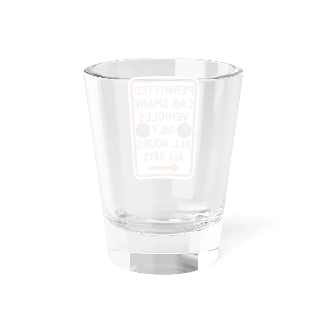 PBOT Road sign P4500L-P (Oregon) (Road Sign) Shot Glass 1.5oz - Go Mug Yourself