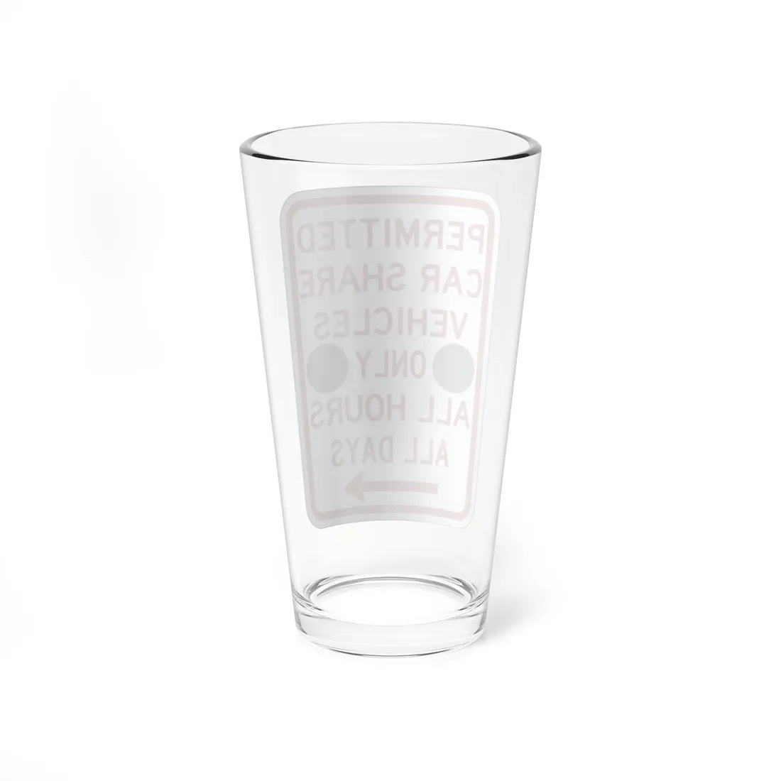 PBOT Road sign P4500R-G (Oregon) (Road Sign) Pint Glass 16oz - Go Mug Yourself