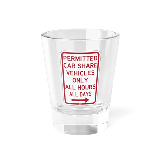 PBOT Road sign P4500R (Oregon) (Road Sign) Shot Glass 1.5oz 1.5oz - Go Mug Yourself
