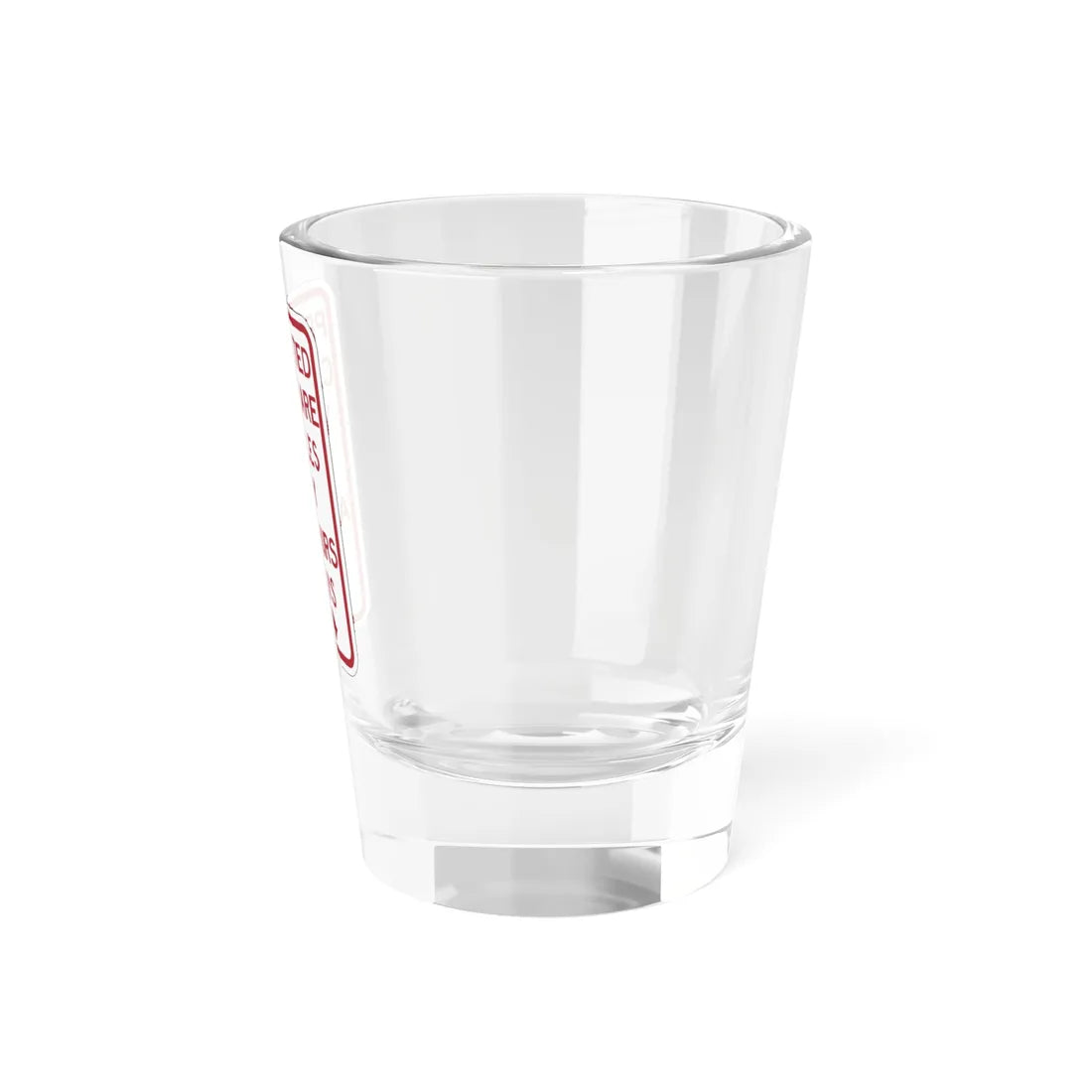 PBOT Road sign P4500R (Oregon) (Road Sign) Shot Glass 1.5oz - Go Mug Yourself