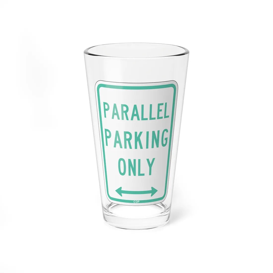 PBOT Road sign P4600D (Oregon) (Road Sign) Pint Glass 16oz 16oz - Go Mug Yourself