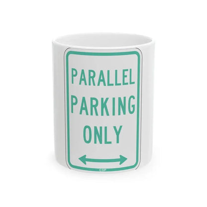 PBOT Road sign P4600D (Oregon) (Road Sign) White Coffee Mug 11oz - Go Mug Yourself