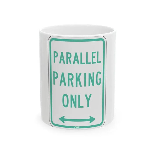 PBOT Road sign P4600D (Oregon) (Road Sign) White Coffee Mug 11oz - Go Mug Yourself