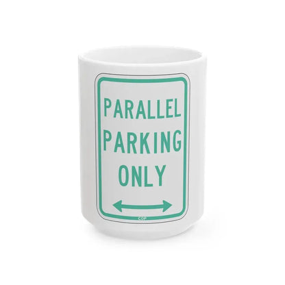 PBOT Road sign P4600D (Oregon) (Road Sign) White Coffee Mug 15oz - Go Mug Yourself