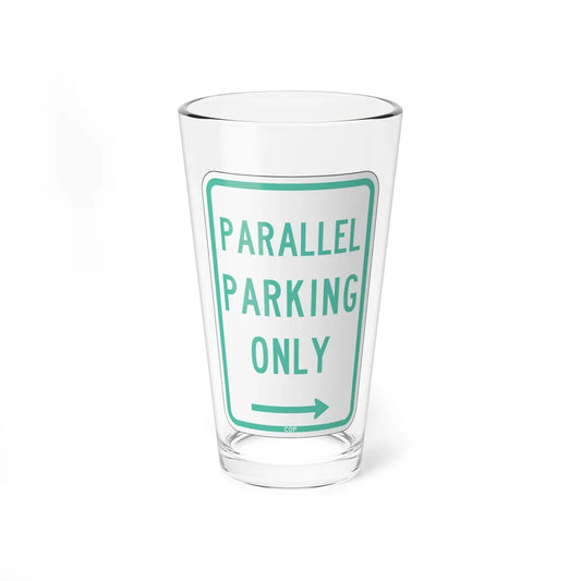 PBOT Road sign P4600L (Oregon) (Road Sign) Pint Glass 16oz 16oz - Go Mug Yourself