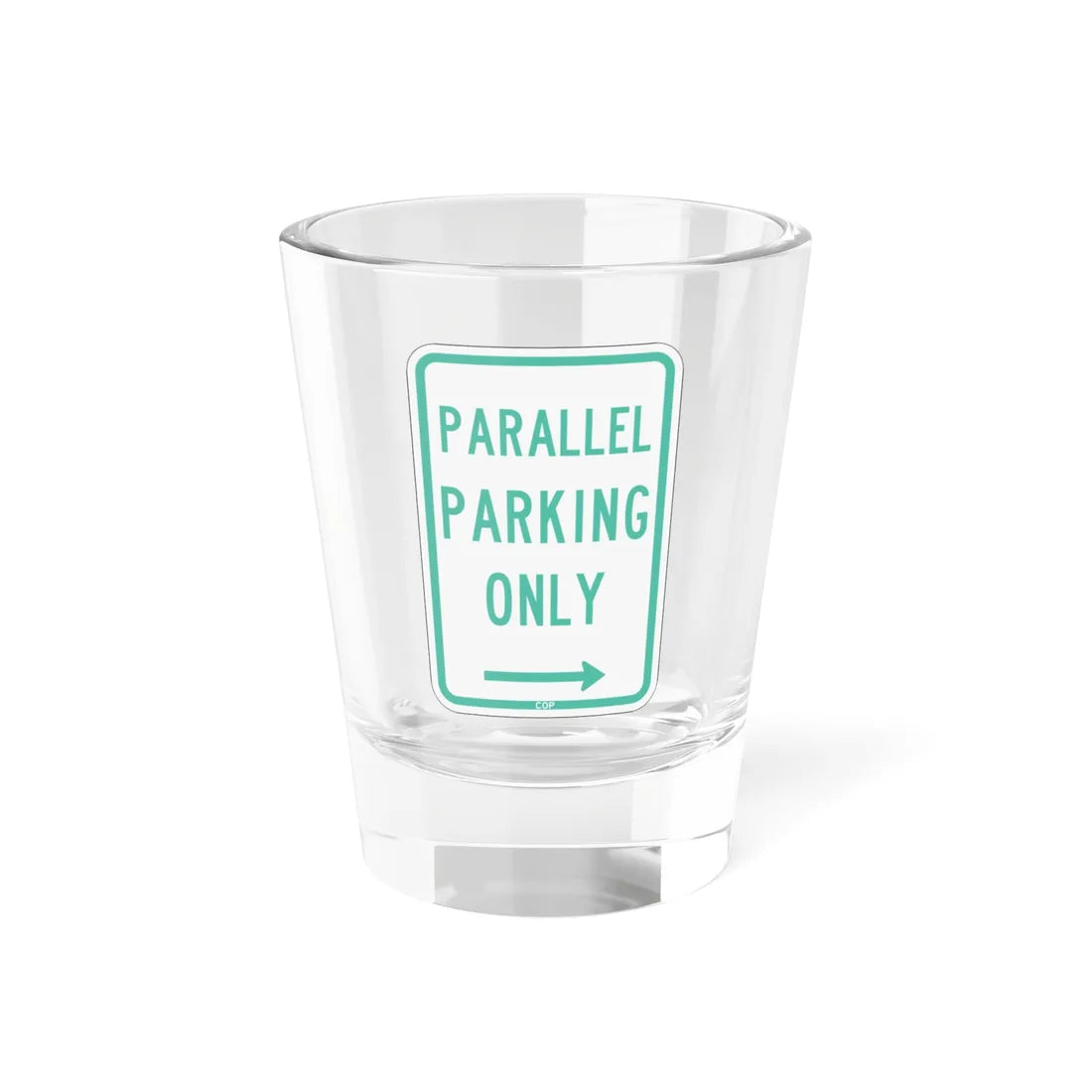 PBOT Road sign P4600L (Oregon) (Road Sign) Shot Glass 1.5oz 1.5oz - Go Mug Yourself