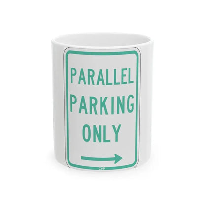 PBOT Road sign P4600L (Oregon) (Road Sign) White Coffee Mug 11oz - Go Mug Yourself
