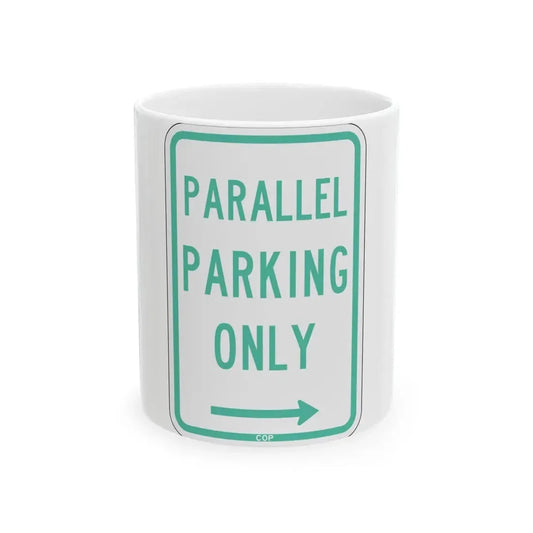 PBOT Road sign P4600L (Oregon) (Road Sign) White Coffee Mug 11oz - Go Mug Yourself