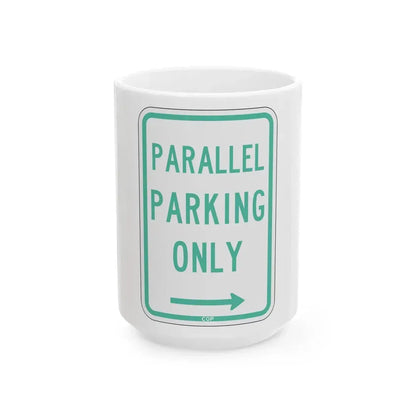PBOT Road sign P4600L (Oregon) (Road Sign) White Coffee Mug 15oz - Go Mug Yourself