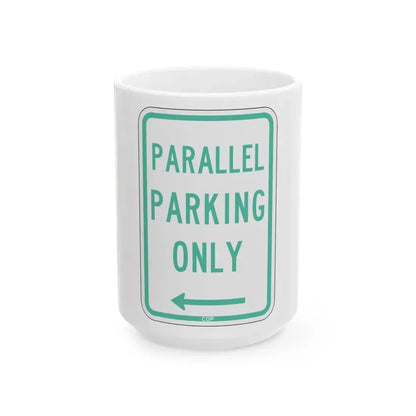 PBOT Road sign P4600R (Oregon) (Road Sign) White Coffee Mug 15oz - Go Mug Yourself