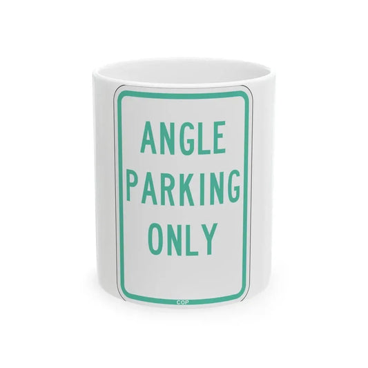 PBOT Road sign P4620 (Oregon) (Road Sign) White Coffee Mug 11oz - Go Mug Yourself