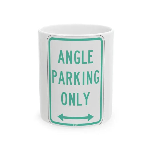 PBOT Road sign P4620D (Oregon) (Road Sign) White Coffee Mug 11oz - Go Mug Yourself