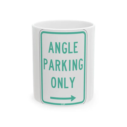 PBOT Road sign P4620R (Oregon) (Road Sign) White Coffee Mug 11oz - Go Mug Yourself
