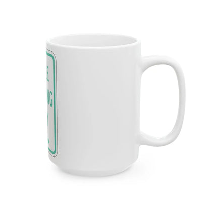 PBOT Road sign P4620R (Oregon) (Road Sign) White Coffee Mug - Go Mug Yourself