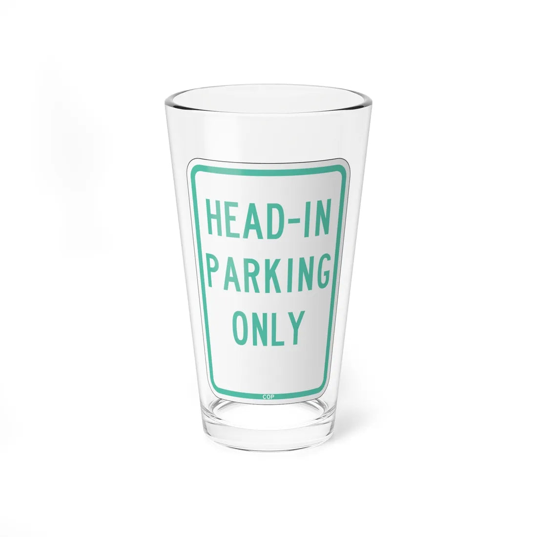 PBOT Road sign P4640 (Oregon) (Road Sign) Pint Glass 16oz 16oz - Go Mug Yourself