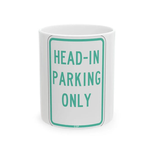 PBOT Road sign P4640 (Oregon) (Road Sign) White Coffee Mug 11oz - Go Mug Yourself