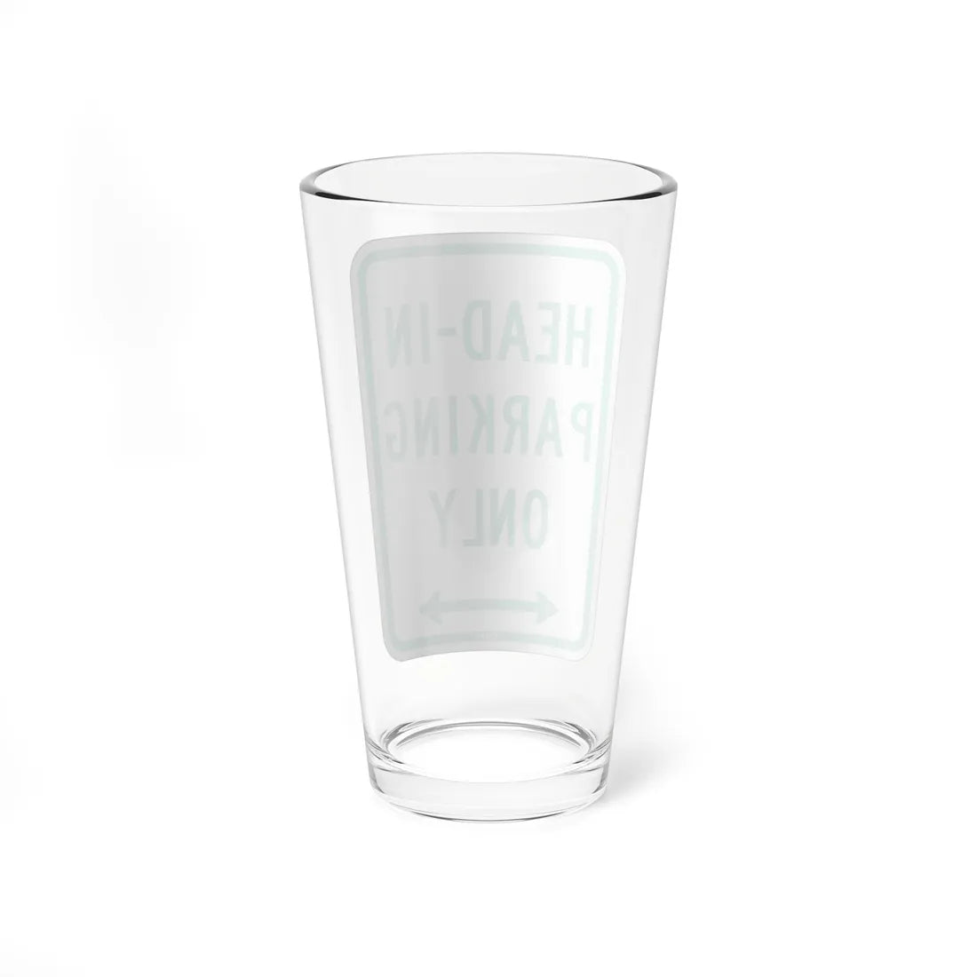 PBOT Road sign P4640D (Oregon) (Road Sign) Pint Glass 16oz - Go Mug Yourself