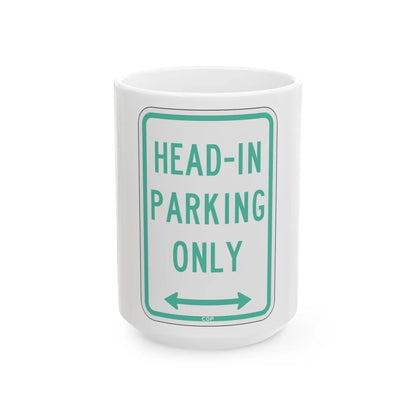 PBOT Road sign P4640D (Oregon) (Road Sign) White Coffee Mug 15oz - Go Mug Yourself