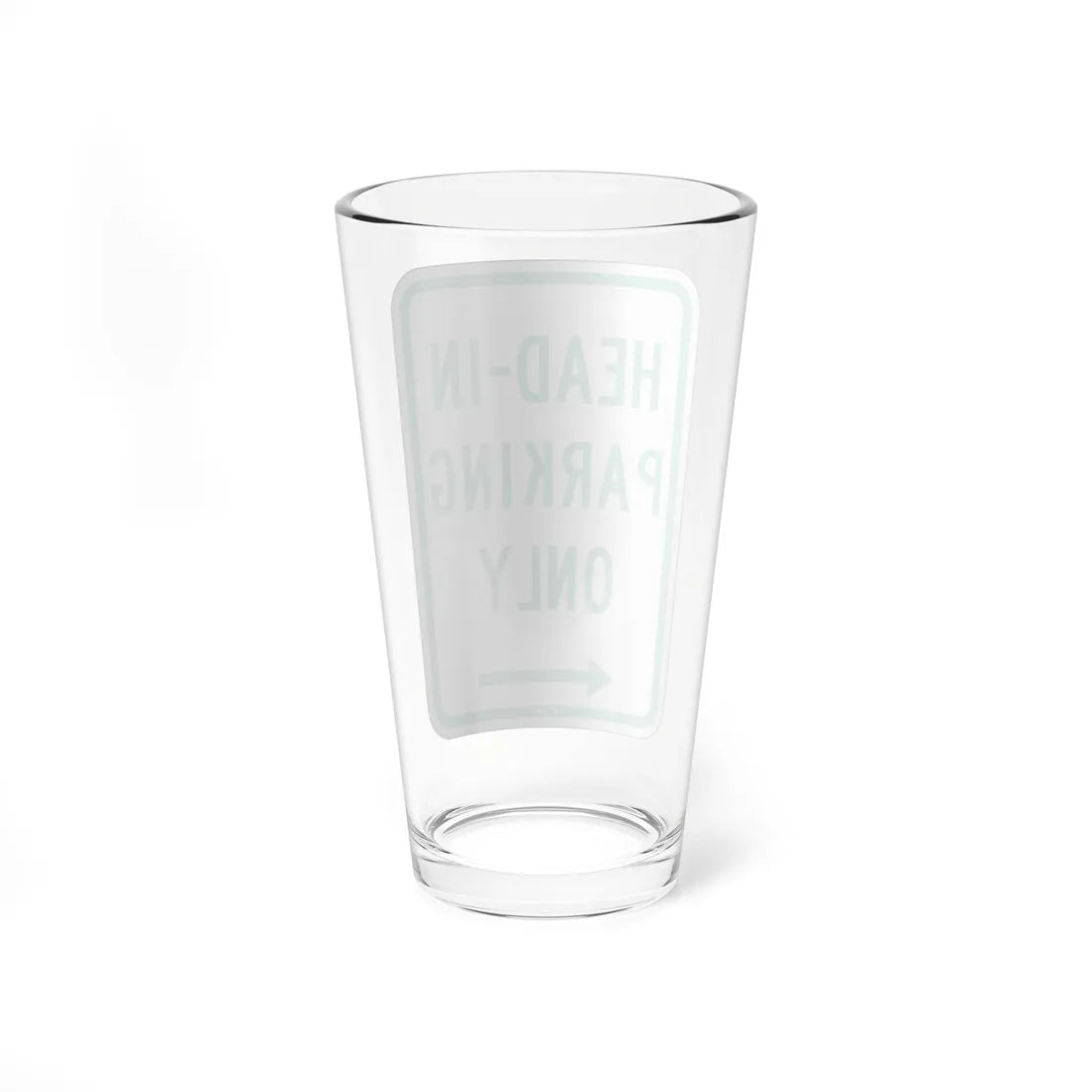 PBOT Road sign P4640L (Oregon) (Road Sign) Pint Glass 16oz - Go Mug Yourself