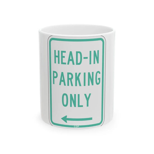 PBOT Road sign P4640L (Oregon) (Road Sign) White Coffee Mug 11oz - Go Mug Yourself