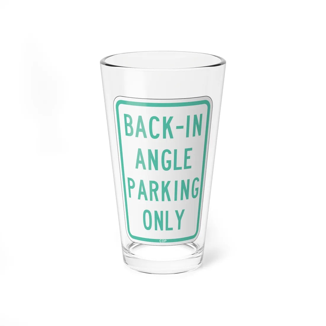 PBOT Road sign P4645 (Oregon) (Road Sign) Pint Glass 16oz 16oz - Go Mug Yourself