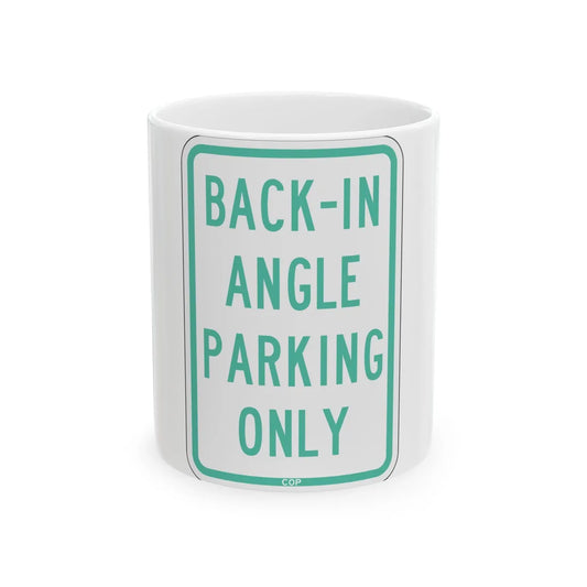 PBOT Road sign P4645 (Oregon) (Road Sign) White Coffee Mug 11oz - Go Mug Yourself
