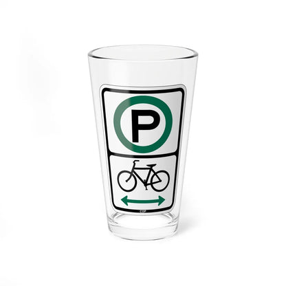 PBOT Road sign P4650D (Oregon) (Road Sign) Pint Glass 16oz 16oz - Go Mug Yourself