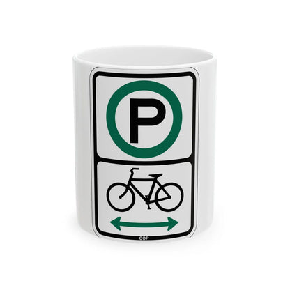 PBOT Road sign P4650D (Oregon) (Road Sign) White Coffee Mug 11oz - Go Mug Yourself