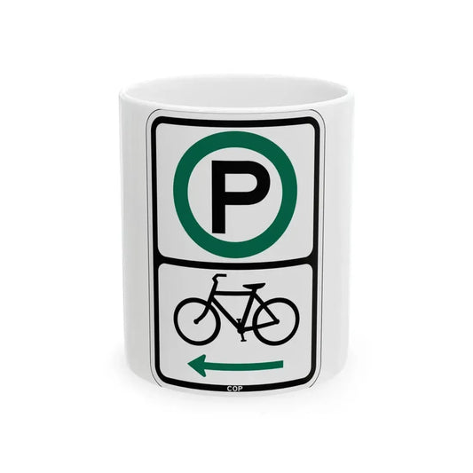 PBOT Road sign P4650L (Oregon) (Road Sign) White Coffee Mug 11oz - Go Mug Yourself