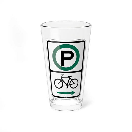 PBOT Road sign P4650R (Oregon) (Road Sign) Pint Glass 16oz 16oz - Go Mug Yourself