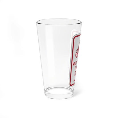 PBOT Road sign P4655L (Oregon) (Road Sign) Pint Glass 16oz - Go Mug Yourself