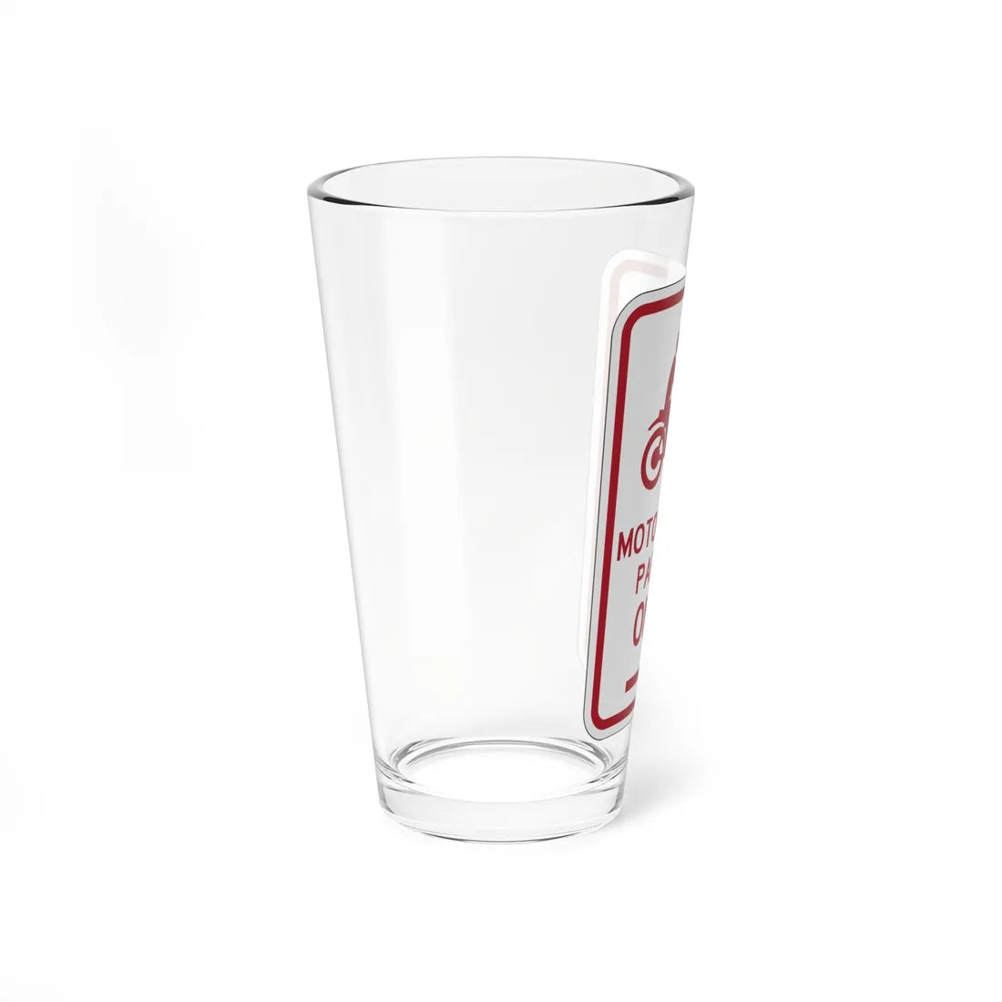 PBOT Road sign P4655L (Oregon) (Road Sign) Pint Glass 16oz - Go Mug Yourself