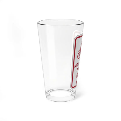 PBOT Road sign P4655R (Oregon) (Road Sign) Pint Glass 16oz - Go Mug Yourself