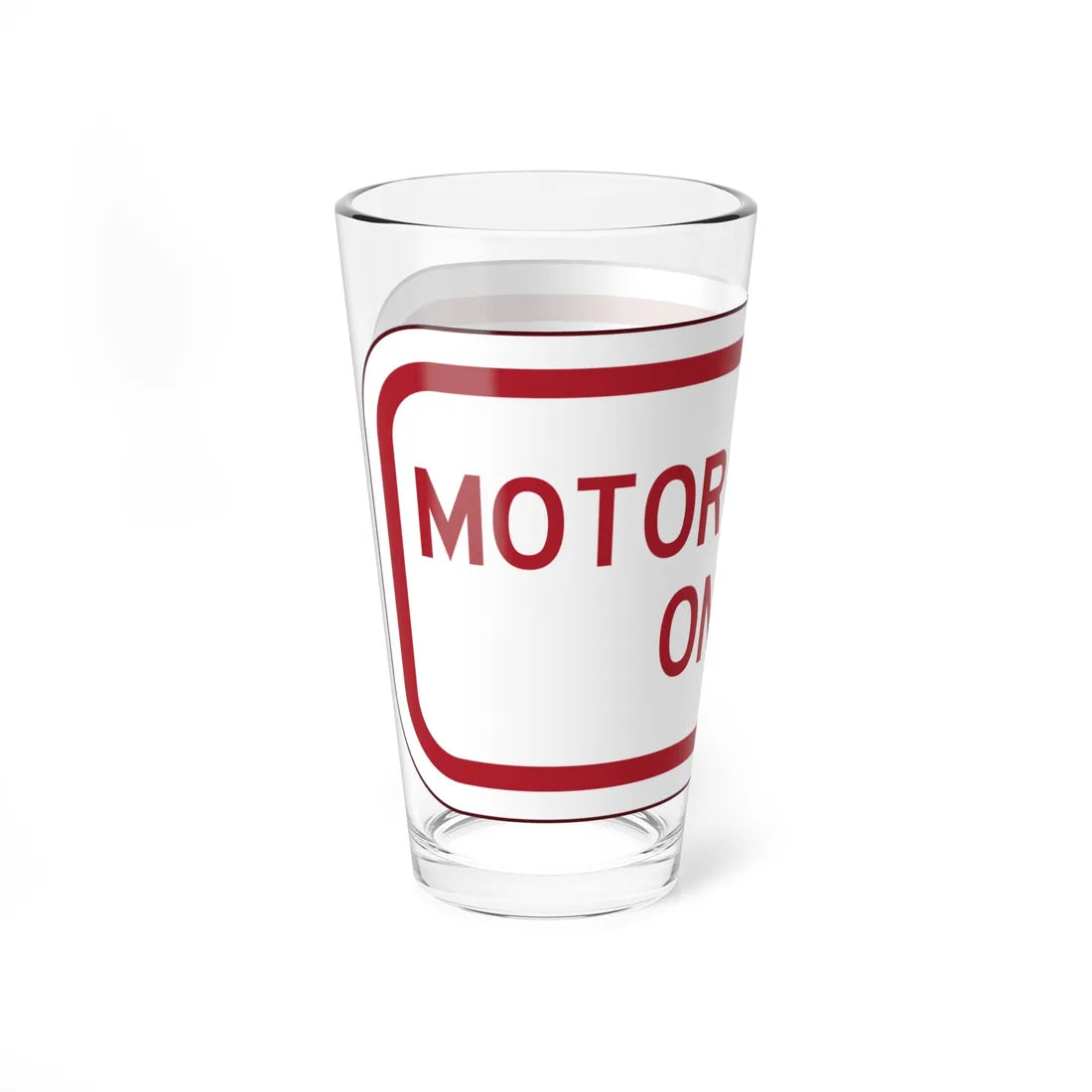 PBOT Road sign P4660 (Oregon) (Road Sign) Pint Glass 16oz - Go Mug Yourself