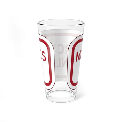 PBOT Road sign P4660 (Oregon) (Road Sign) Pint Glass 16oz - Go Mug Yourself