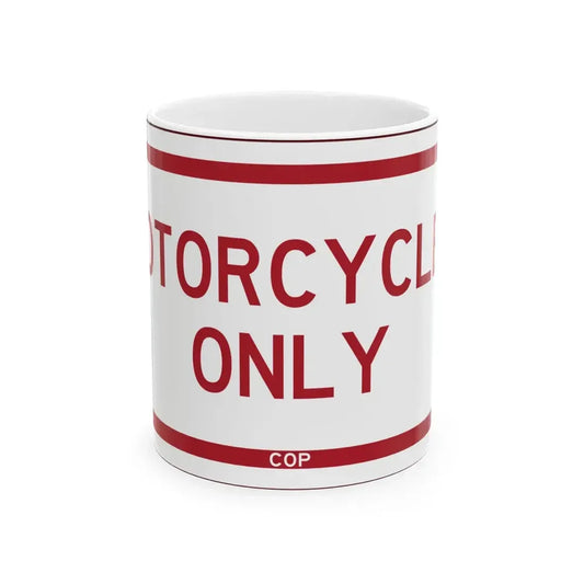 PBOT Road sign P4660 (Oregon) (Road Sign) White Coffee Mug 11oz - Go Mug Yourself